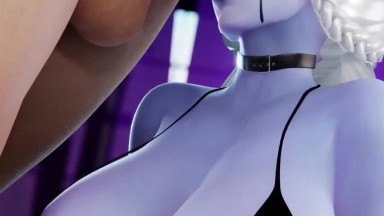 Widowmaker Throat Fucked
