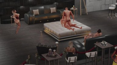 Tracy's Gangbang at Bareback Bordello!